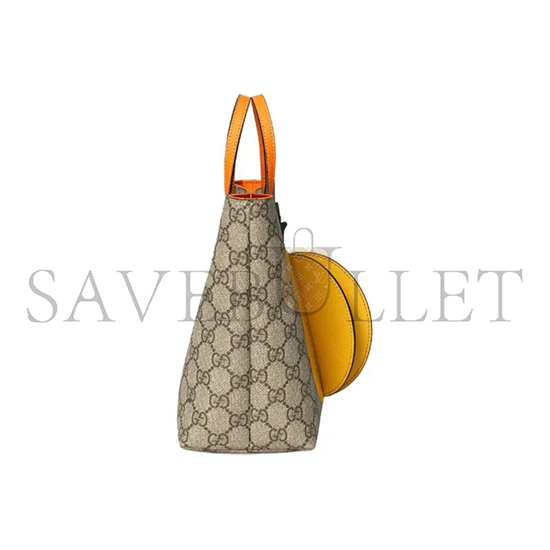 Gvc*1 gg svp*me monogram kids pineapple tote 580840 (21*20*10cm)